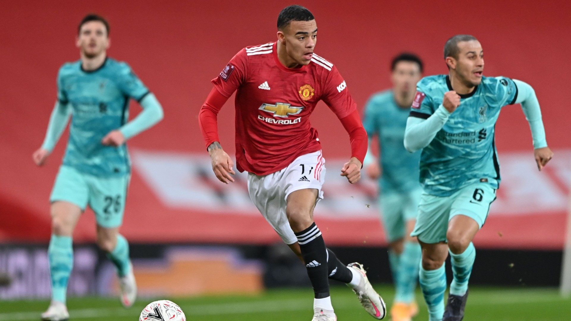 Manchester United - Greenwood égale un record de Rooney contre Liverpool