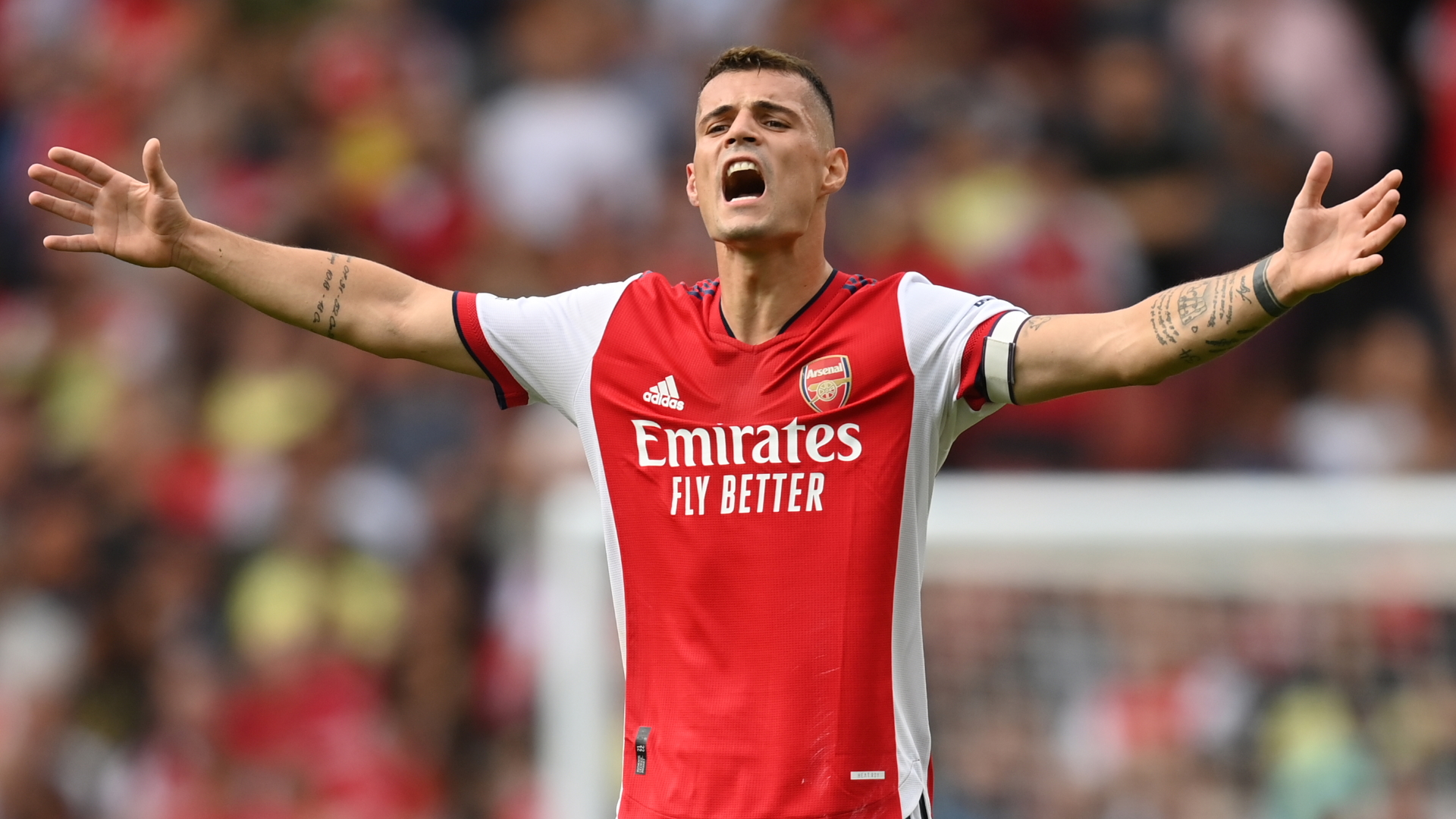 Arsenal dealt blow as Xhaka ruled out for three months with knee injury