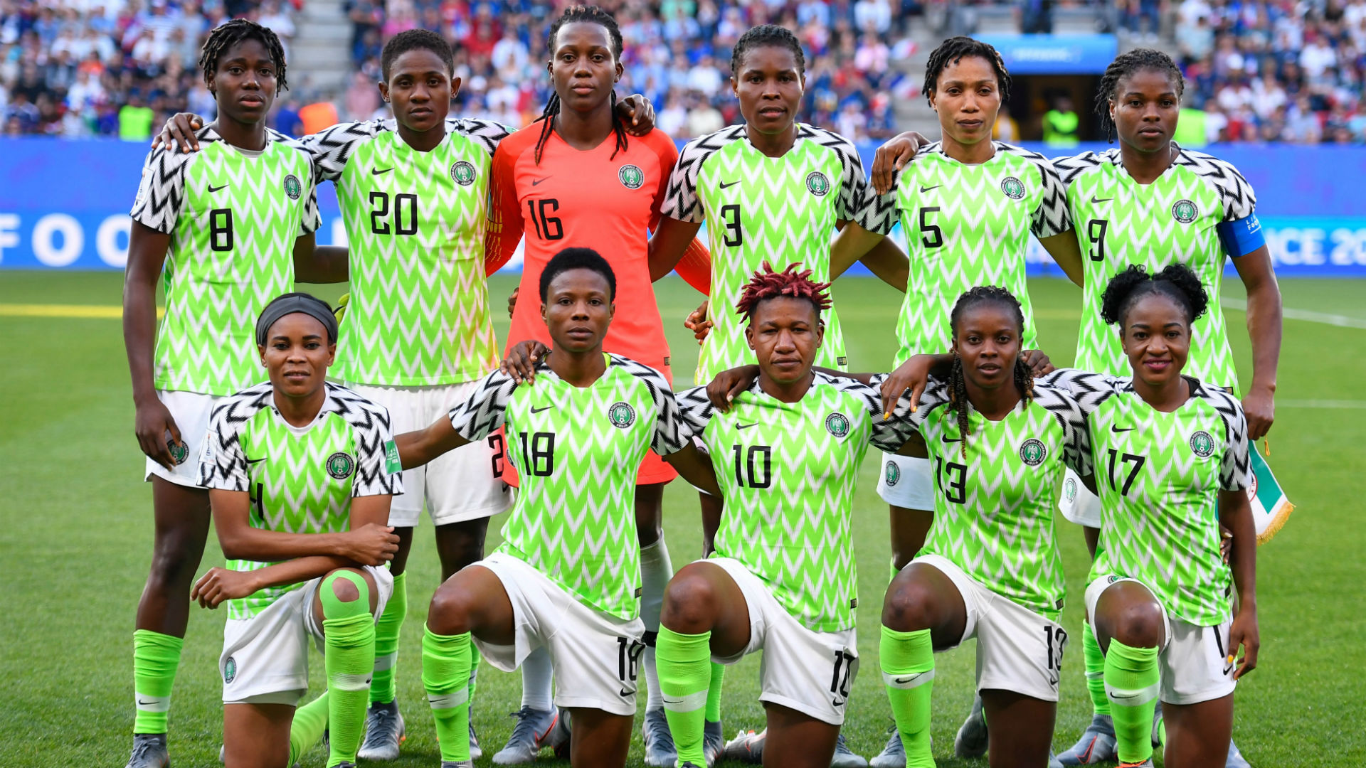 Nigeria battle Australia, Norway and Germany for best Women's World Cup jersey
