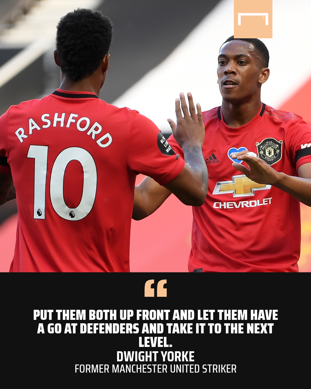 Man Utd should play Rashford and Martial up front together to 'take it to the next level', says Yorke