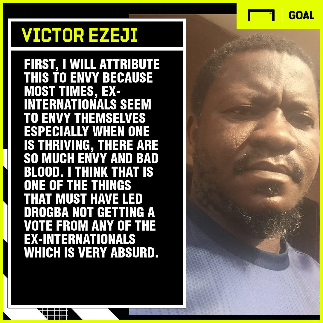 Drogba didn't get a vote in Ivory Coast because of envy - Ezeji