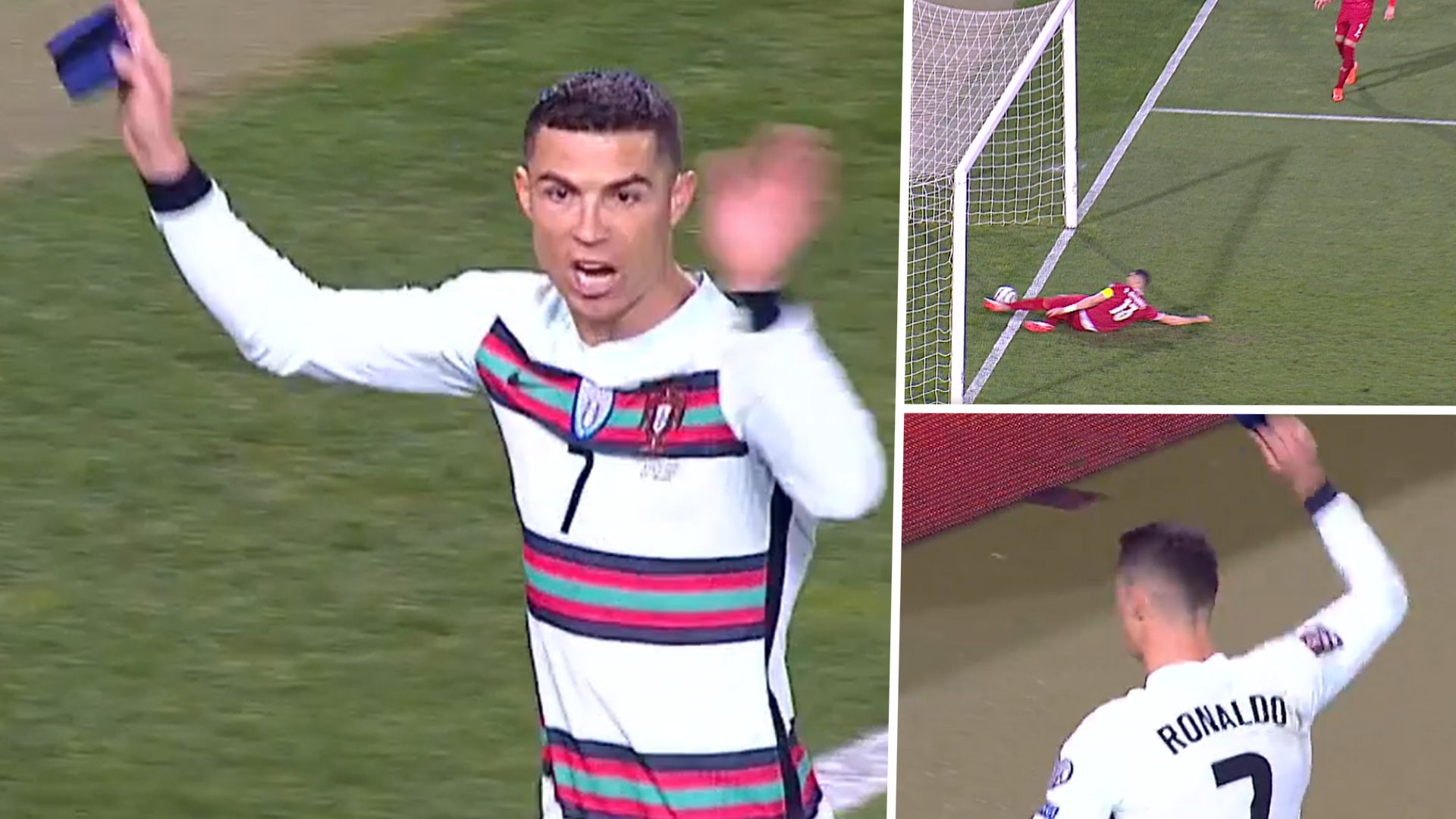 Cristiano Ronaldo se fait démonter après son jet de brassard