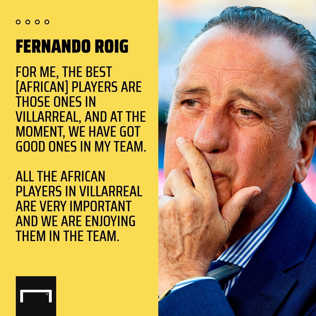 The best African players represent Villarreal - President Roig raves