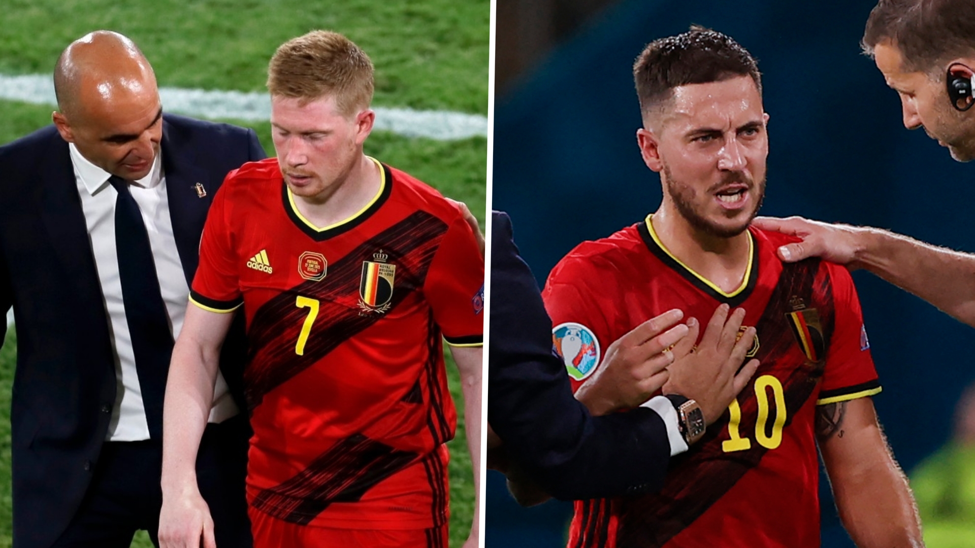 Will Belgium stars Kevin De Bruyne & Eden Hazard be fit to play vs Italy?