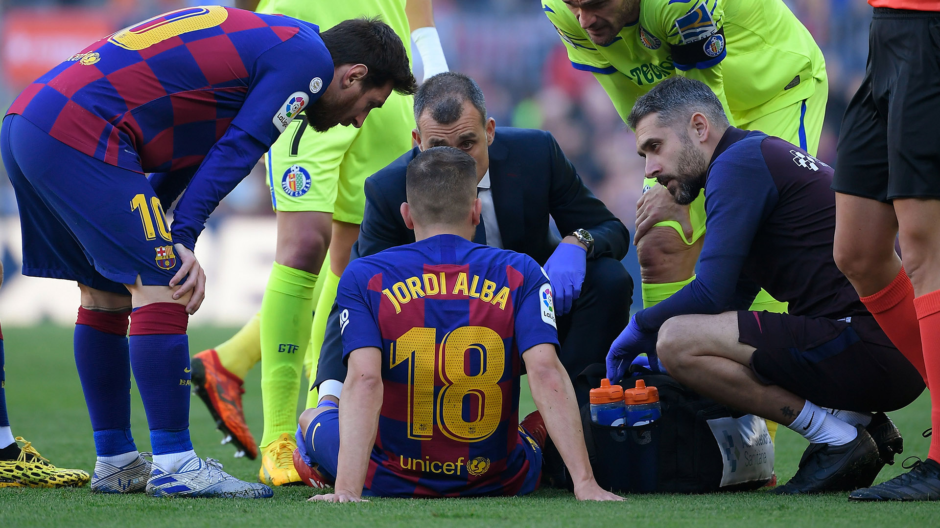 Le Barça perd Jordi Alba sur blessure