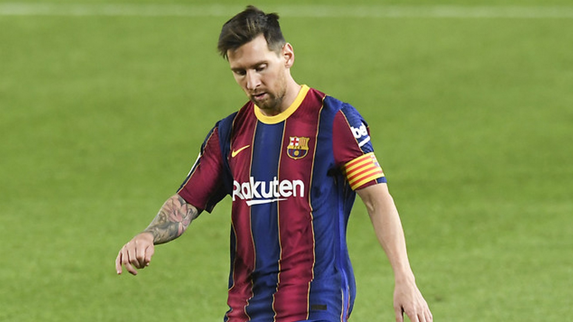 Messi left out of Barcelona's squad for trip to Dynamo Kiev