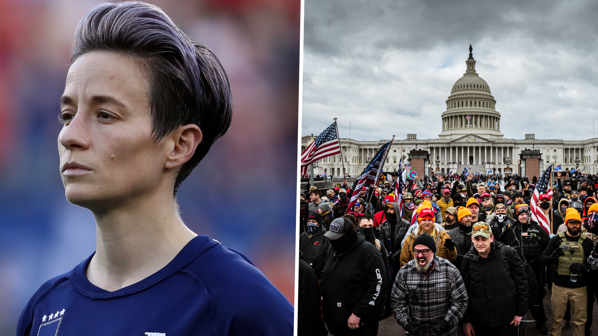 Trump incited 'white supremacist mob' to carry out 'deadly insurrection' at U.S. Capitol, says USWNT star Rapinoe