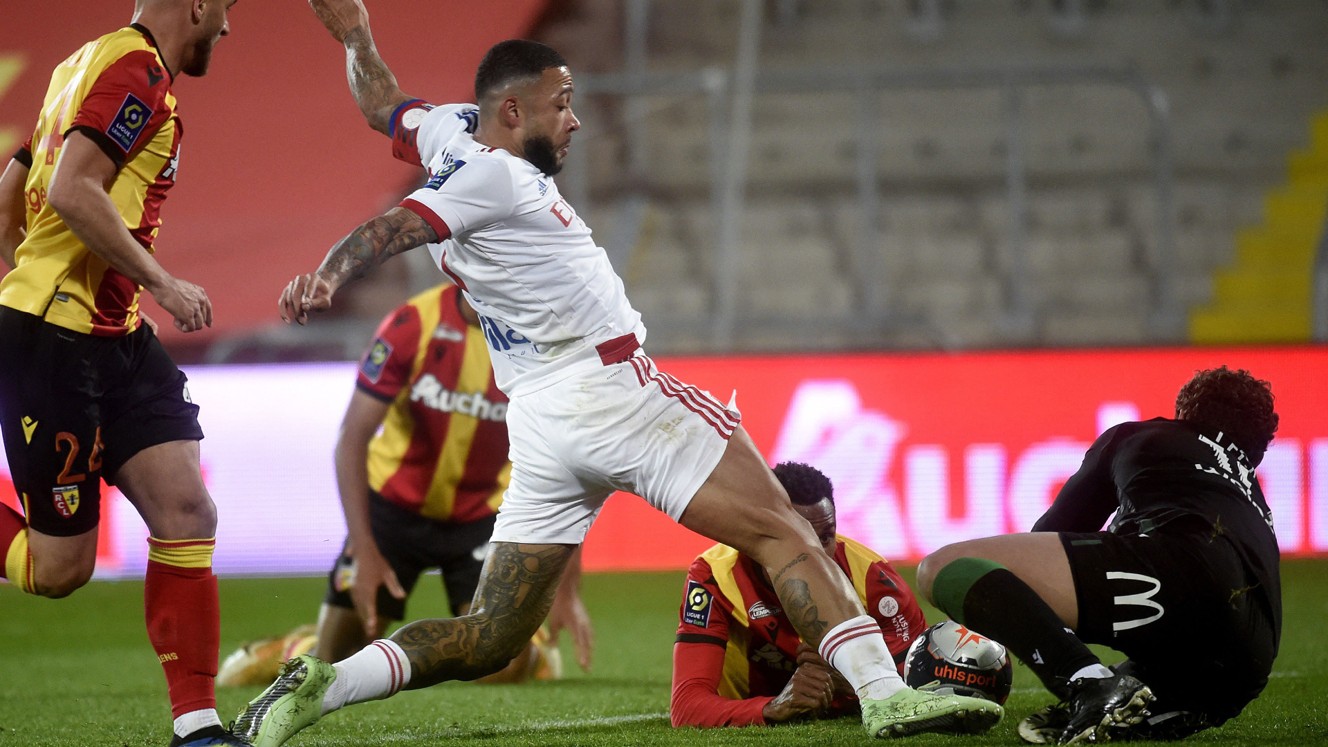 Lens-Lyon (1-1) - Lyon freiné par Lens