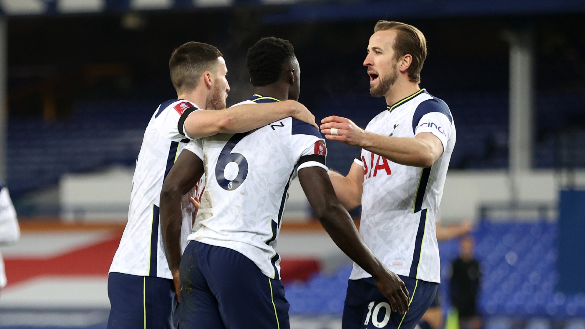 Kane moves second on Tottenham all-time goalscorer chart with strike against Everton