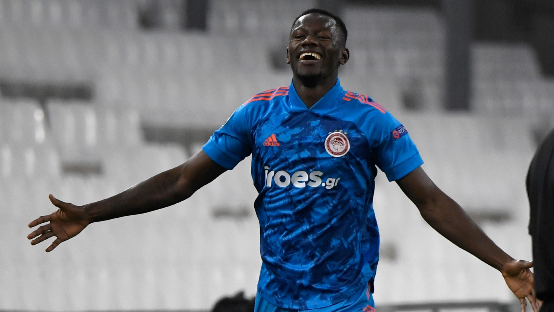 Mohamed Camara scores and gets sent off in Olympiakos' Champions League qualifiers win