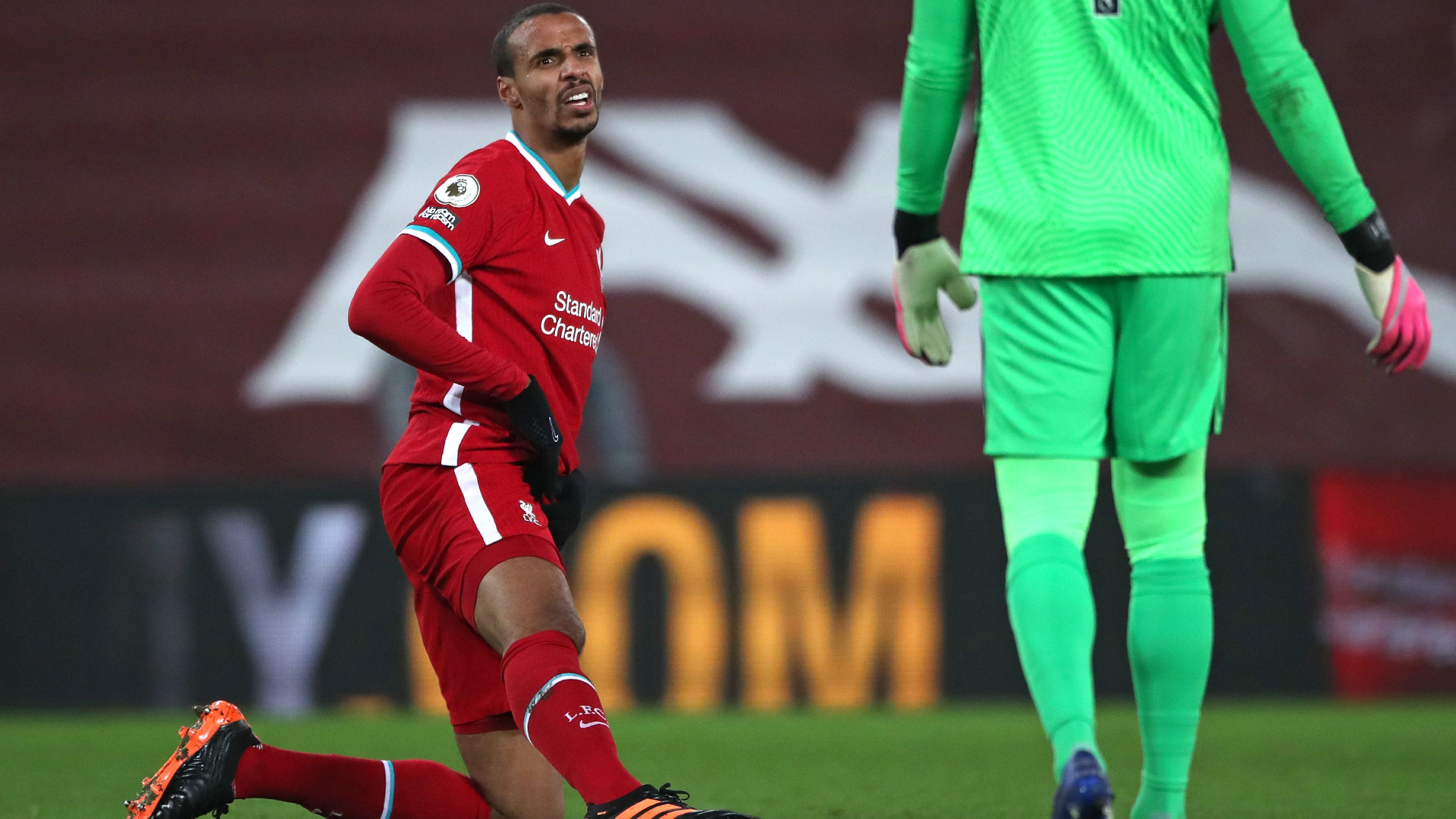 Matip forced off with groin problem as Liverpool defensive injury crisis grows