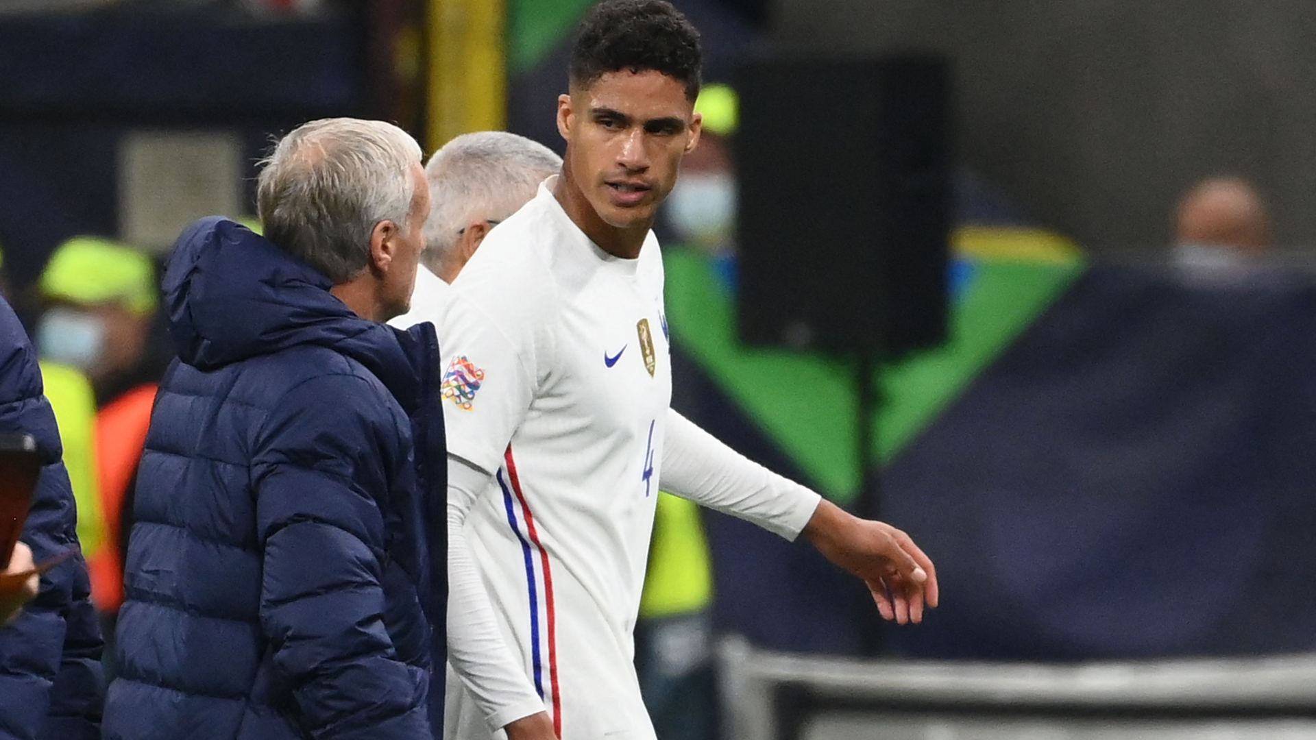 Varane gives Man Utd injury concern as France defender forced off vs Spain