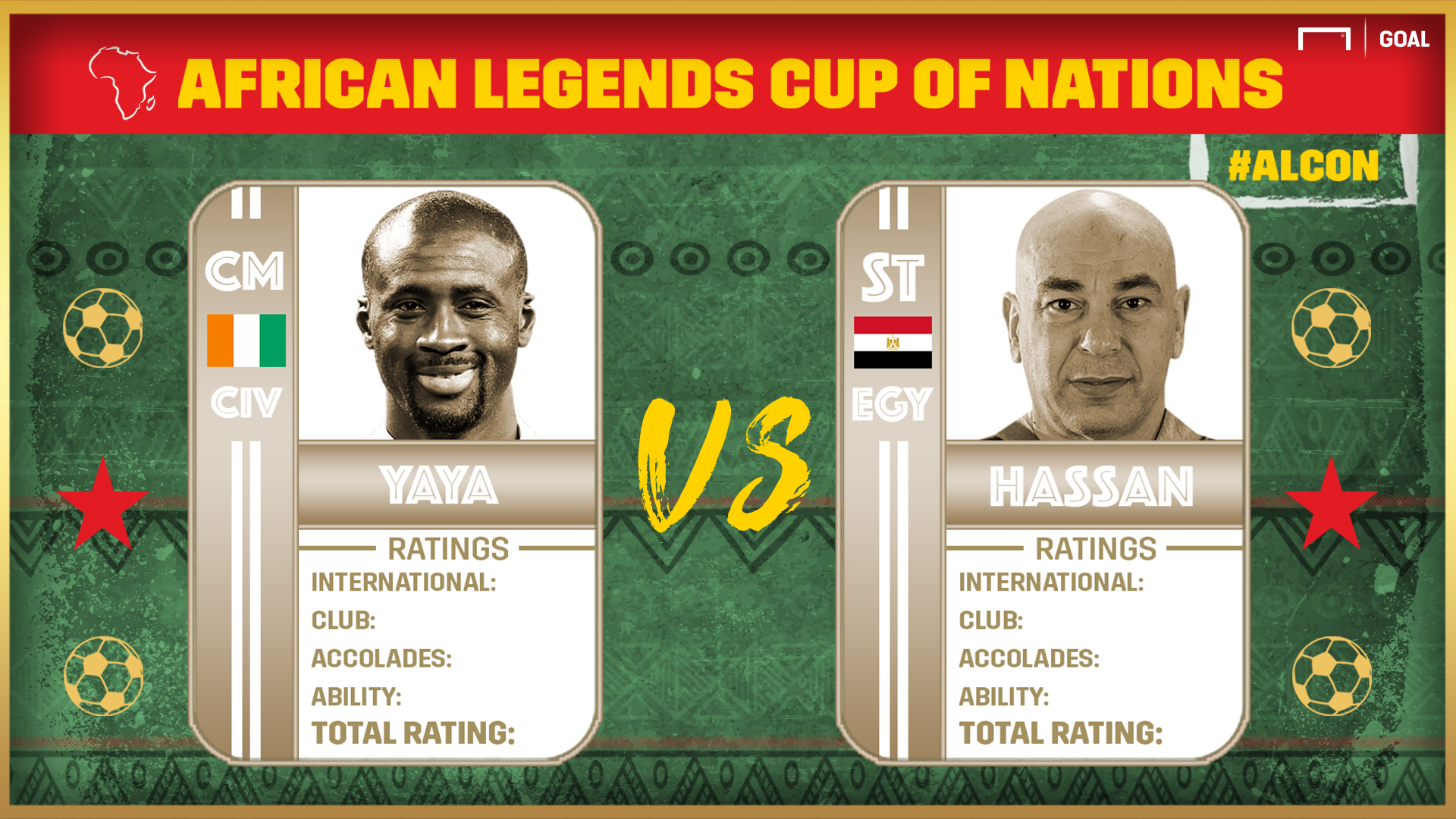 African Legends Cup of Nations: Yaya vs Hassan