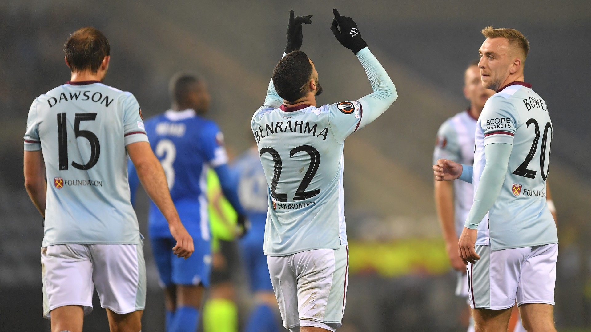 Benrahma rescues point for West Ham United with brace against Onuachu's Genk