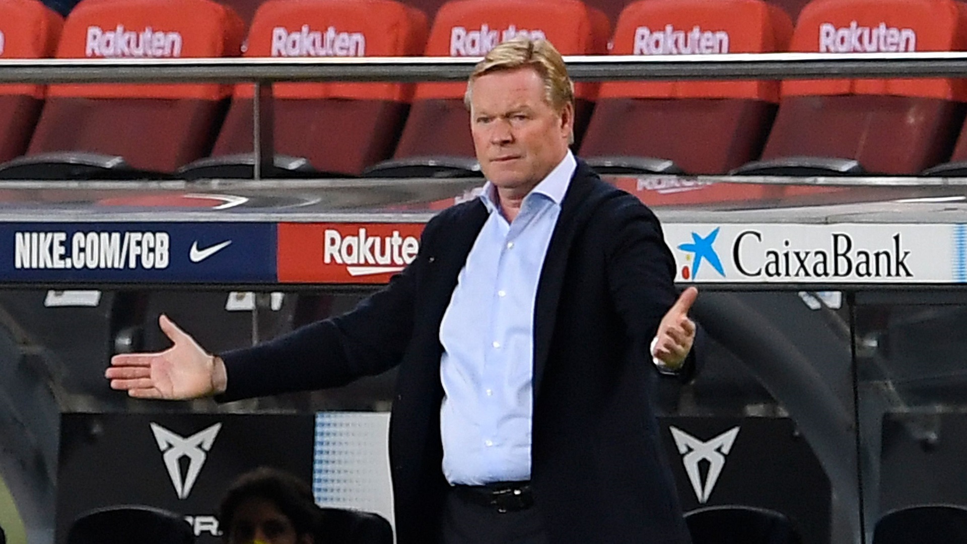 Barcelona interim president backs embattled manager Koeman