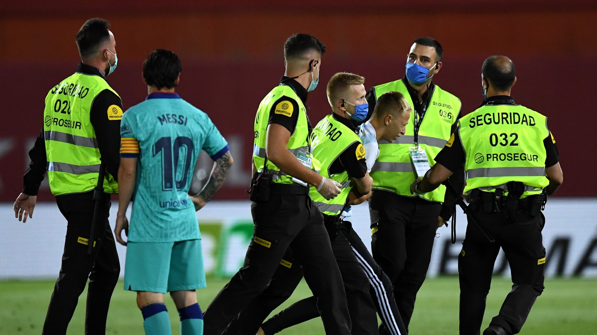 Messi-chasing pitch invader faces stiff punishment after breaking coronavirus protocol