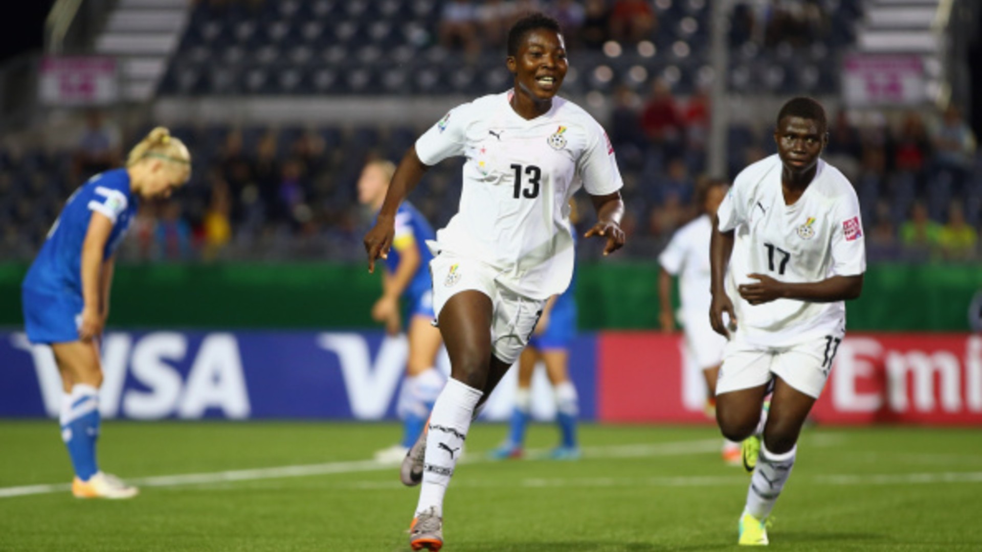 Jennifer Cudjoe: Ghana midfielder joins Estella Johnson at Sky Blue