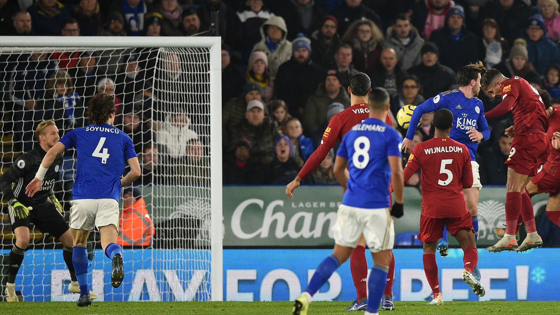 Firmino scores Liverpool's 500th goal under Klopp in rout of Leicester