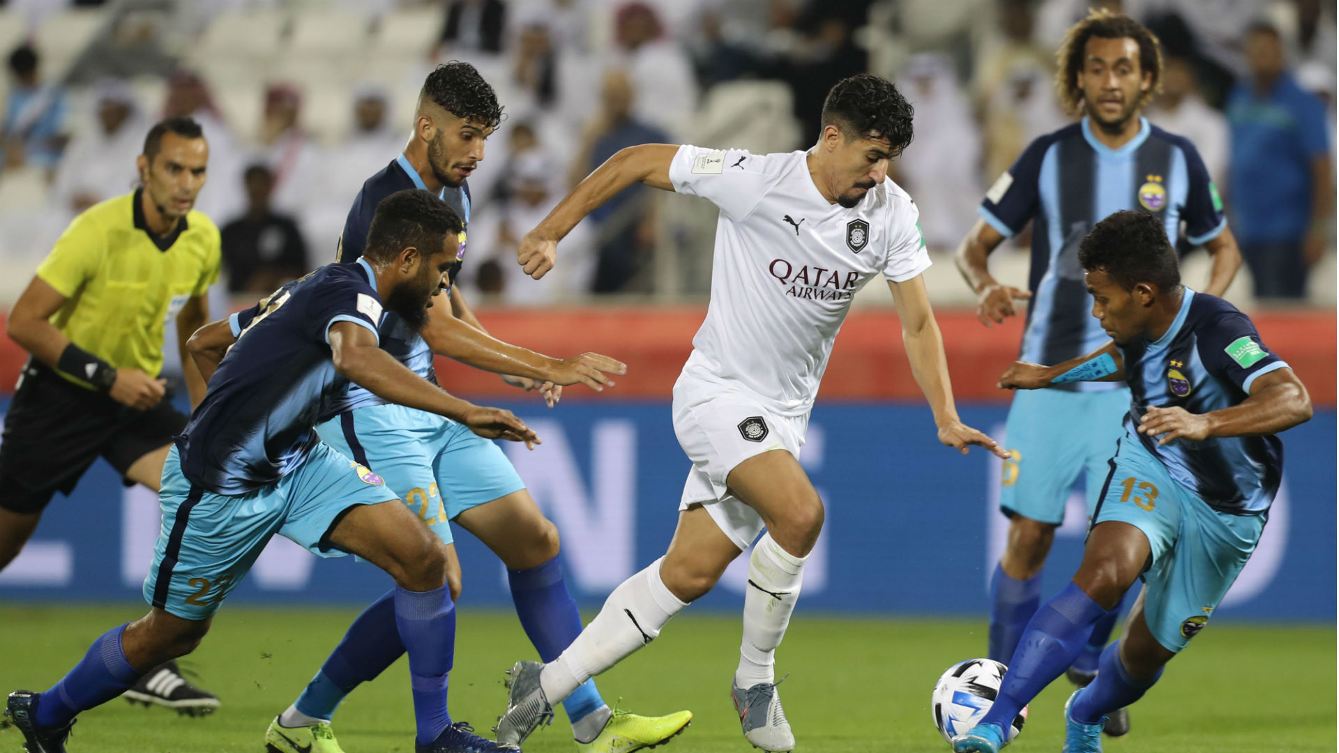 Bounedjah on target as Al-Sadd put five past Al-Kharaitiyat