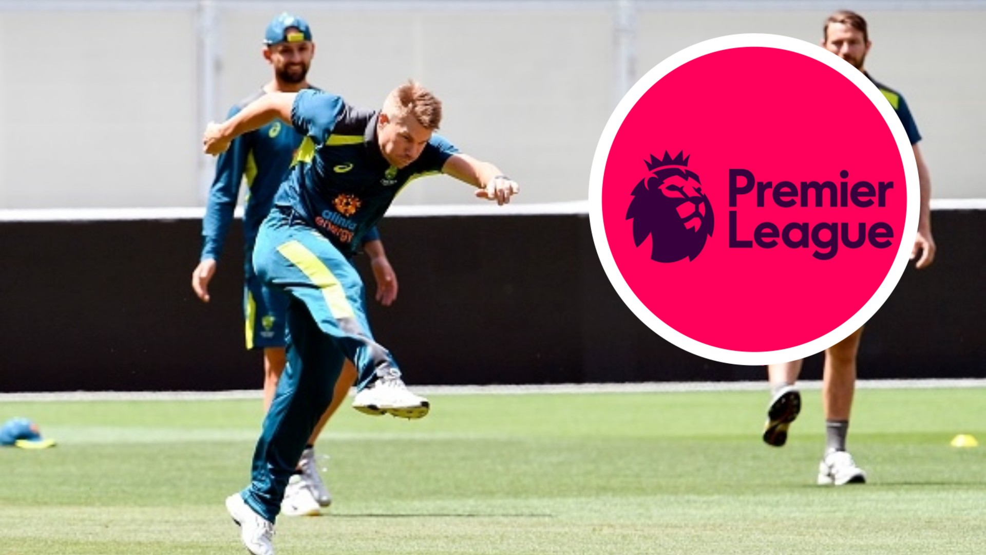 Which football club does Australia and Sunrisers Hyderabad batsman David Warner support?