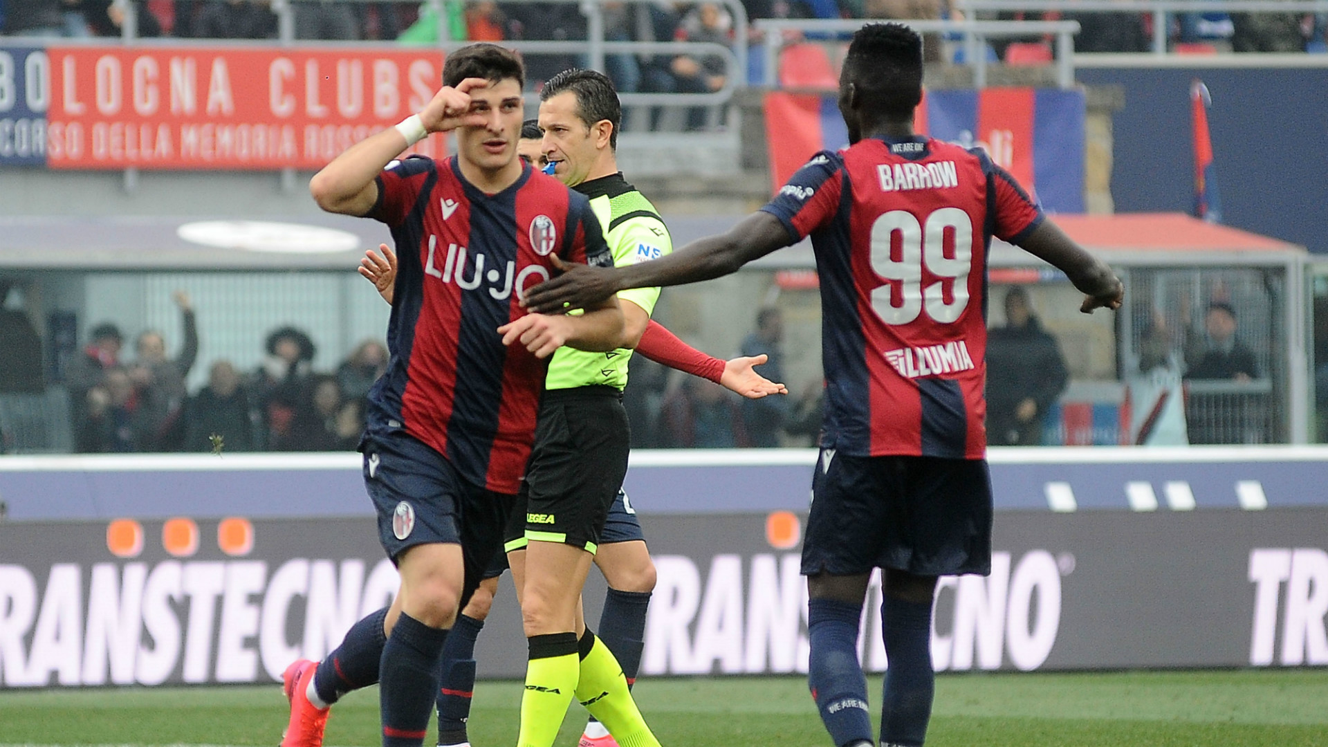 Barrow double inspires Bologna past Gervinho’s Parma