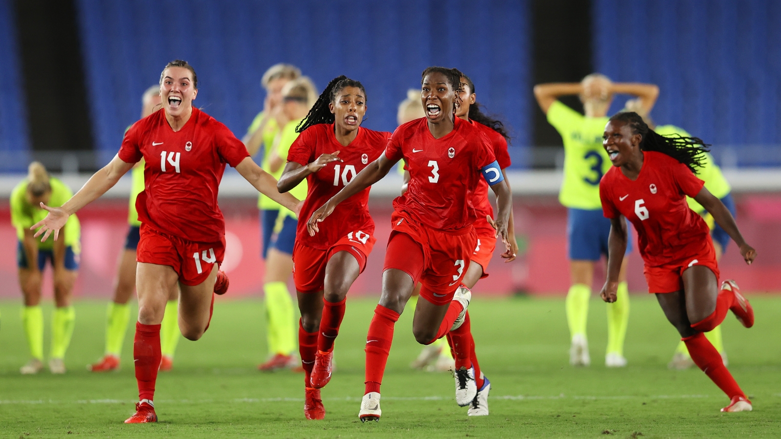 Canada defeat Sweden to win country's first ever Olympic gold medal in women's football