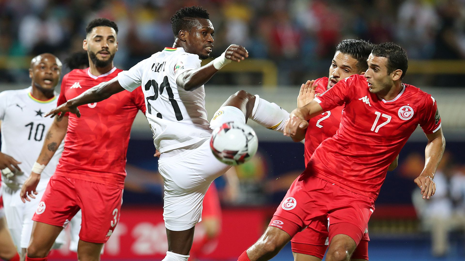 john boye of ghana ellyes joris skhiri of tunisia 2019 afcon 18tmb8kqq694k141o205c4tgkd