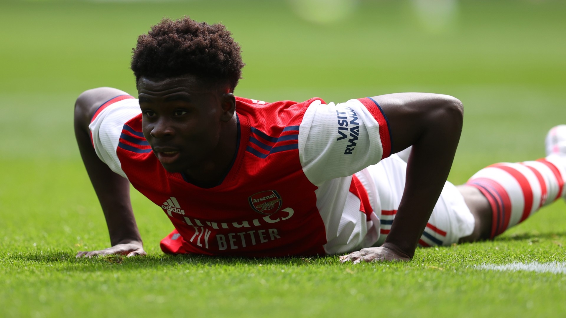 Saka says 'thank you' after ovation from Tottenham fans during Arsenal's pre-season friendly