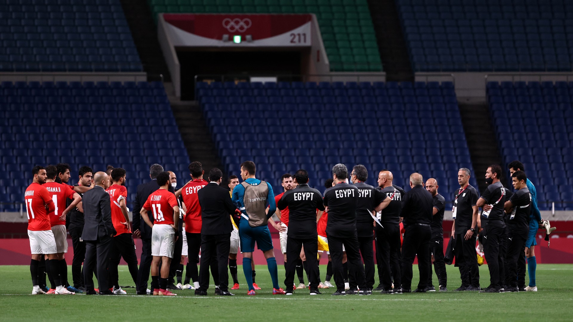 Olympics football: Egypt coach Gharib urges players not to worry after Brazil defeat