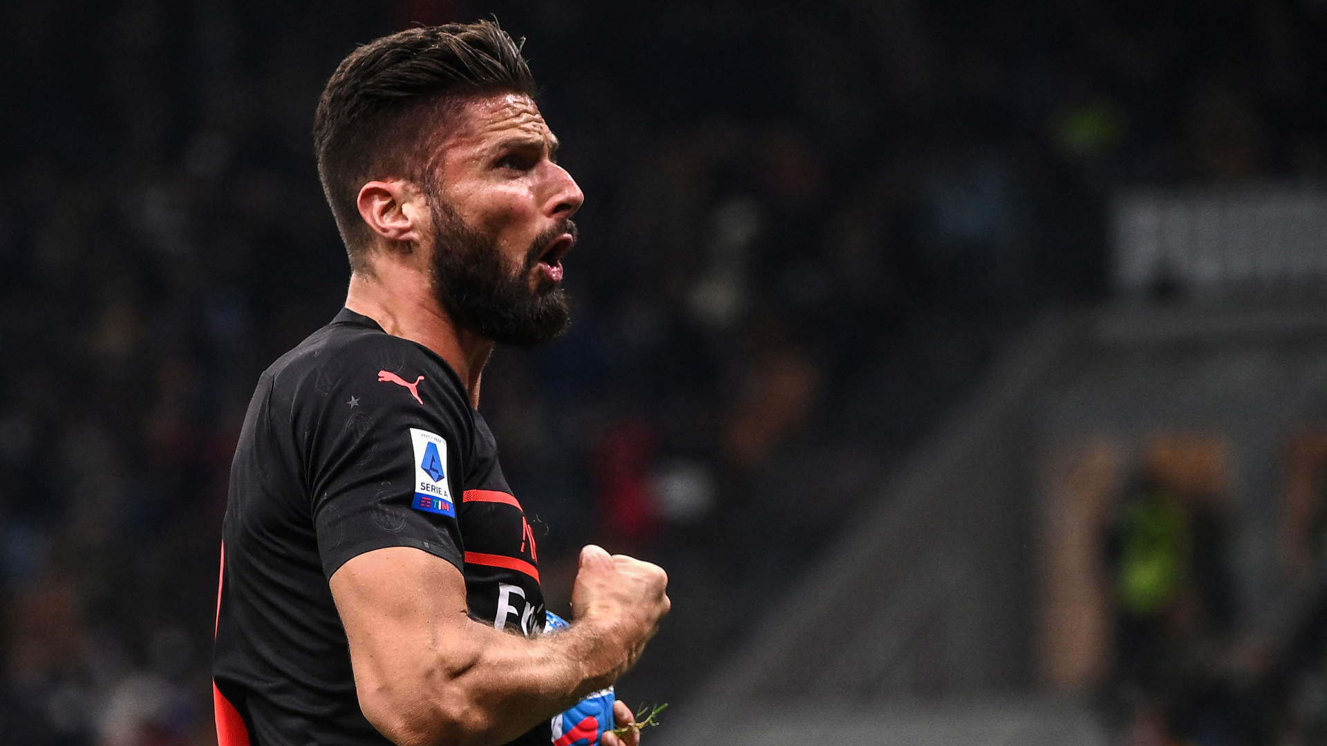 AC Milan - Giroud heureux après son but face au Torino
