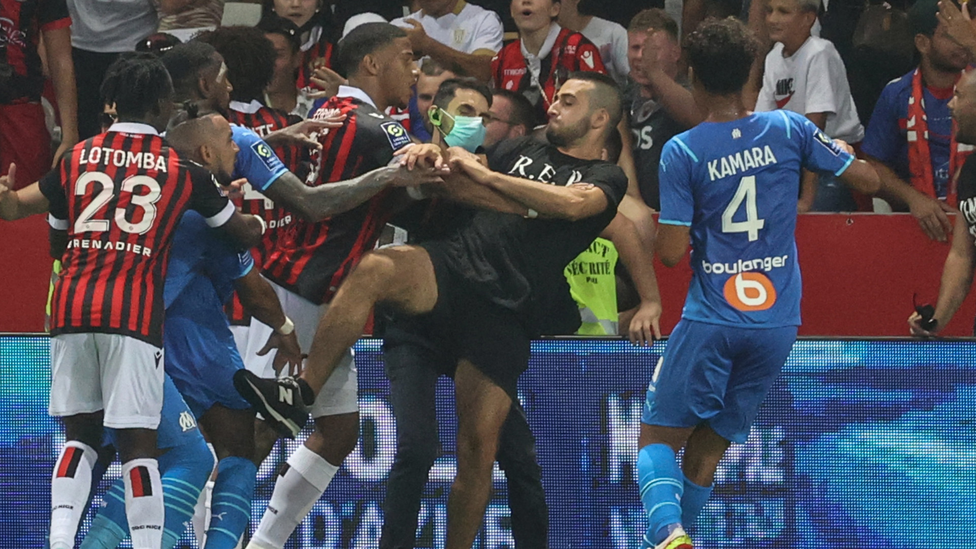 Nice-Marseille punishments assessed after pitch invasion chaos