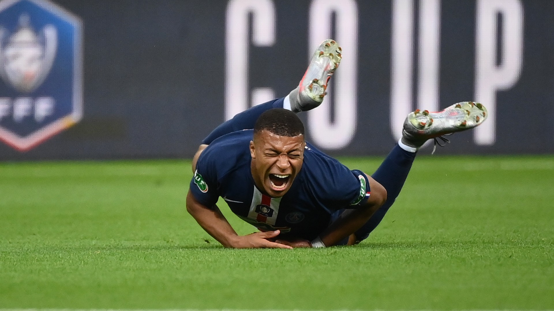 Mbappe forced out of Coupe de France final after horror tackle