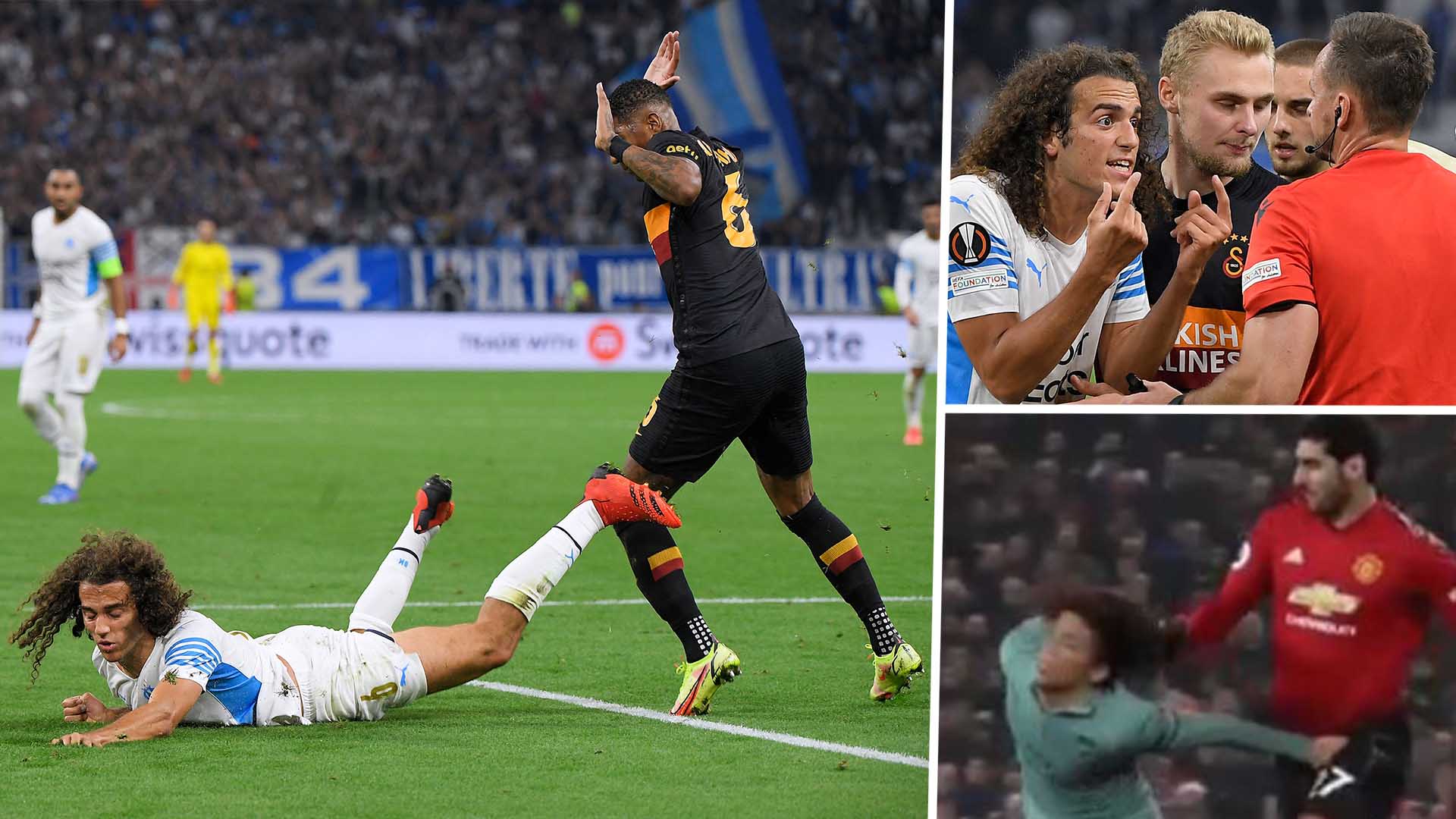 'Relax before I snatch that wig off!' - Van Aanholt rips into Guendouzi & posts Fellaini hair-pull GIF