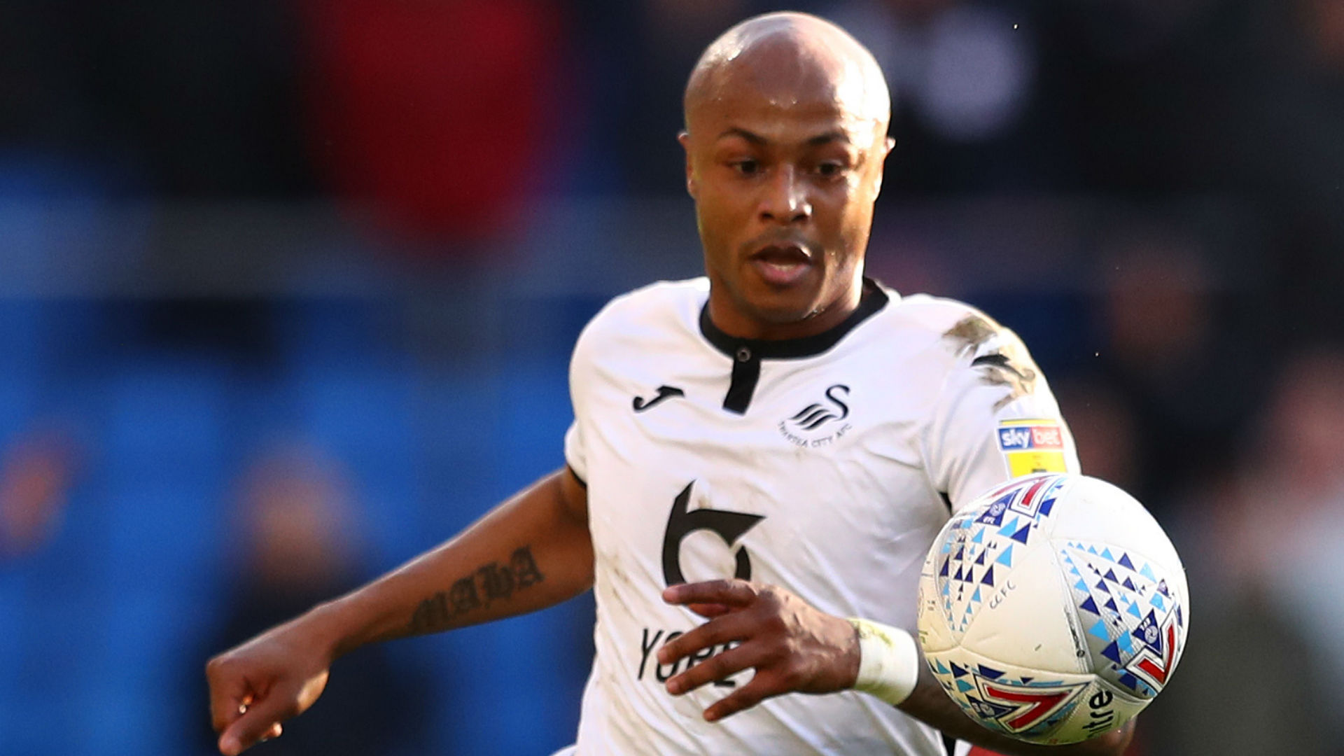 Swansea winger Andre Ayew focused on snatching Premier League promotion reward