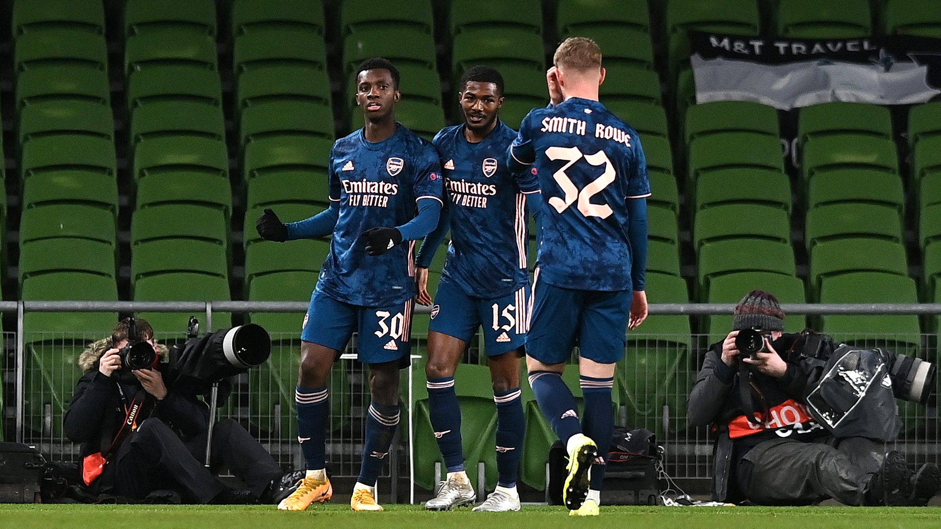 Dundalk 2-4 Arsenal: Gunners seal perfect Group B record