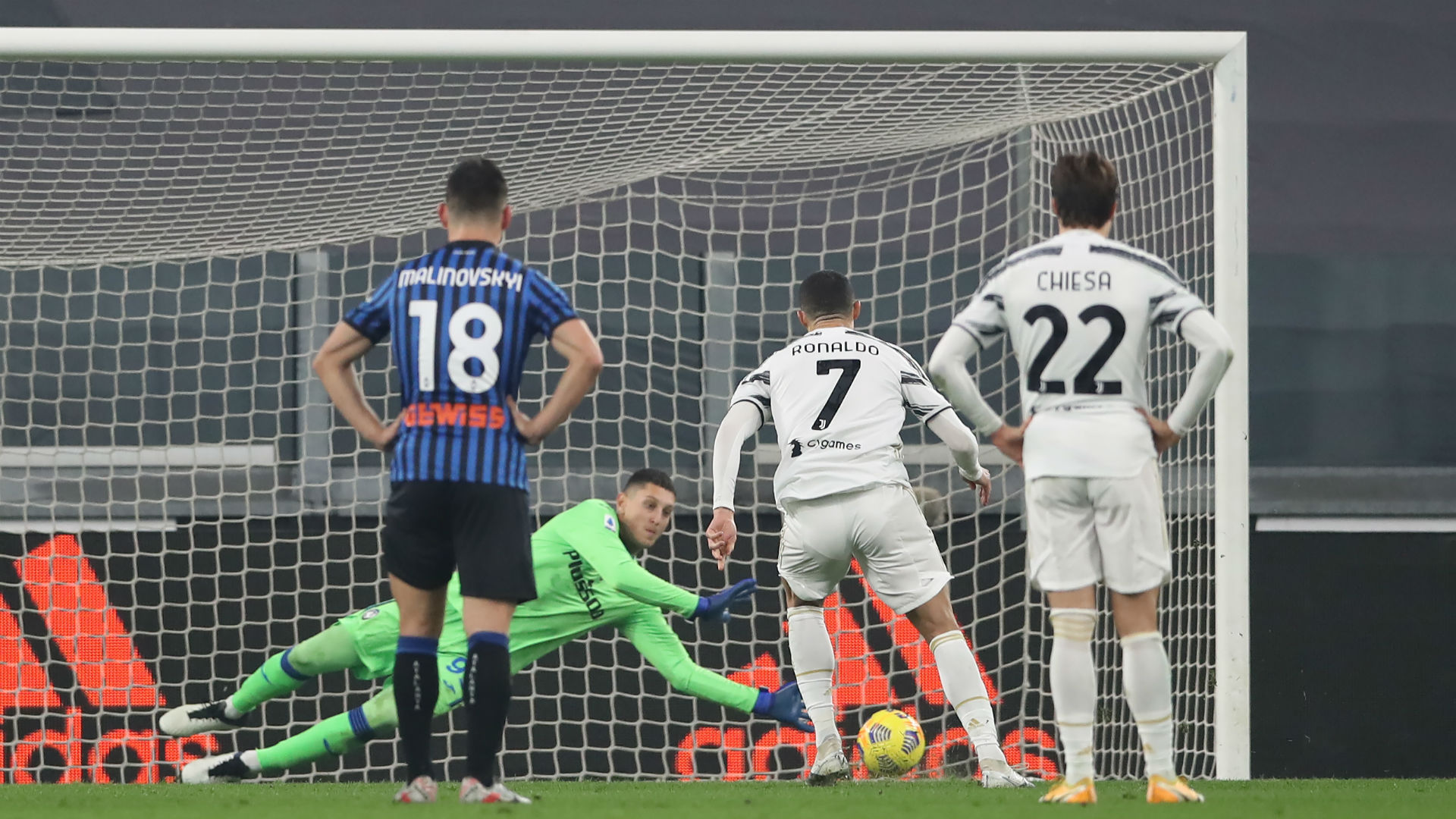 Juventus 1-1 Atalanta: Ronaldo misses spot-kick as Pirlo's men are held