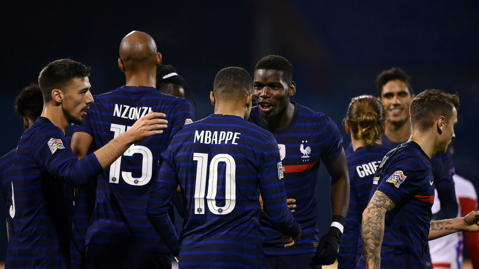 Croatia 1-2 France: Mbappe late show snatches Nations League win