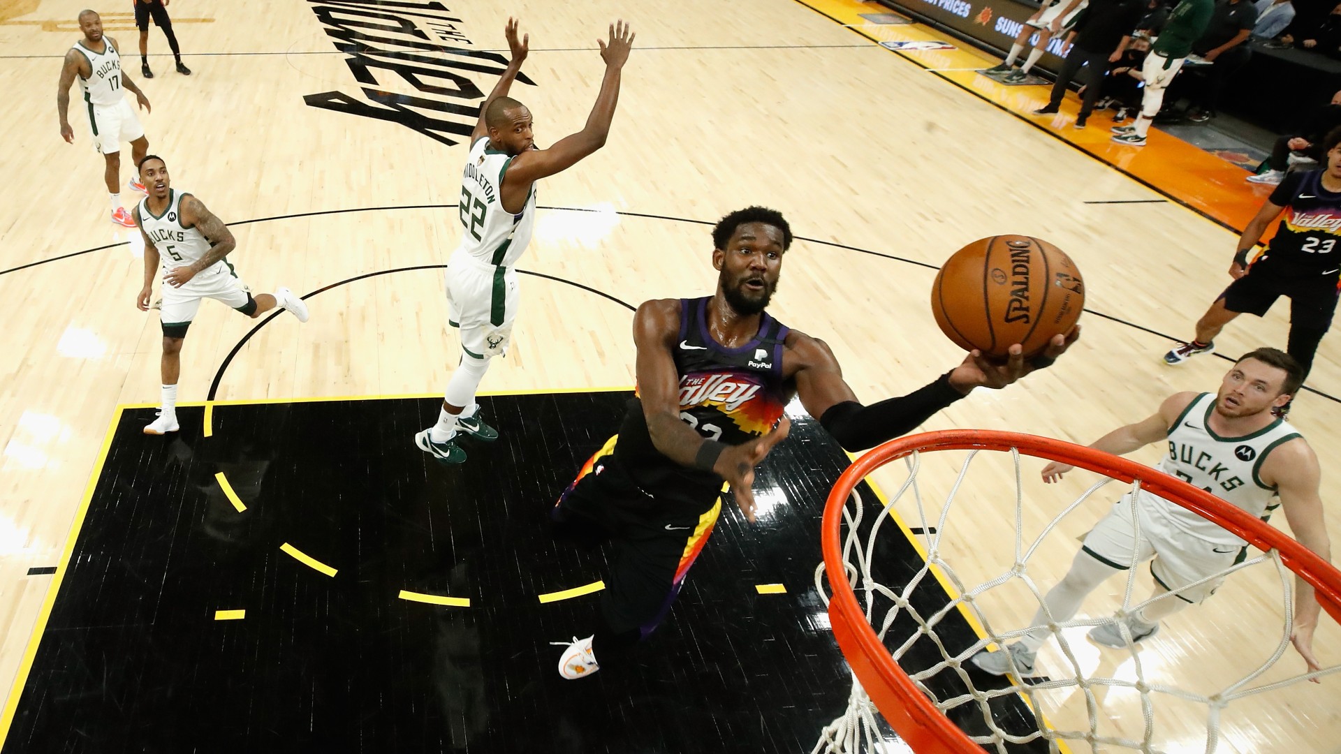 Once derided and demeaned, Deandre Ayton delivers for Suns in a big way in NBA Finals debut