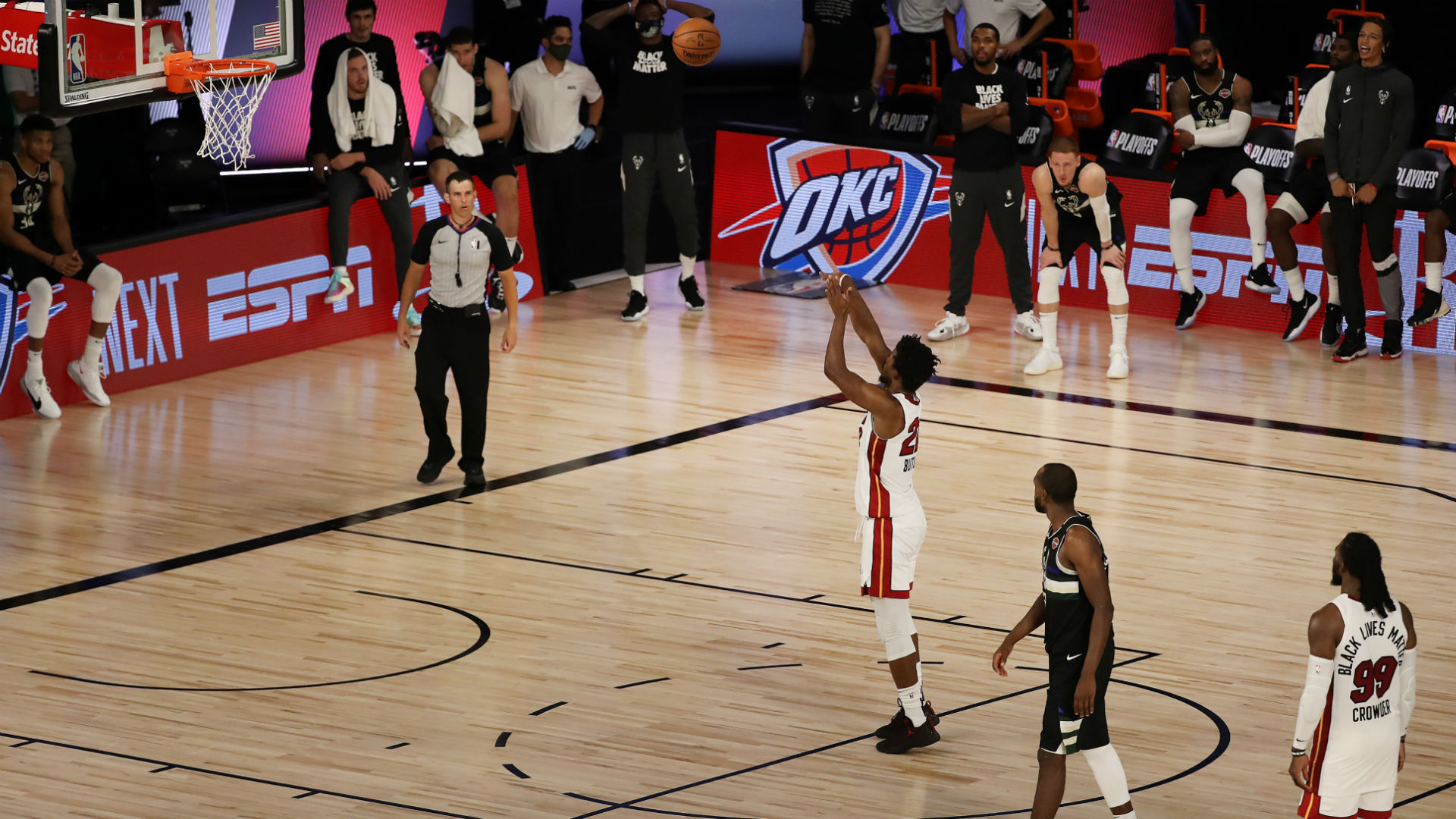 Game 2 of Heat-Bucks marred by controversial ending; NBA players react to late foul calls