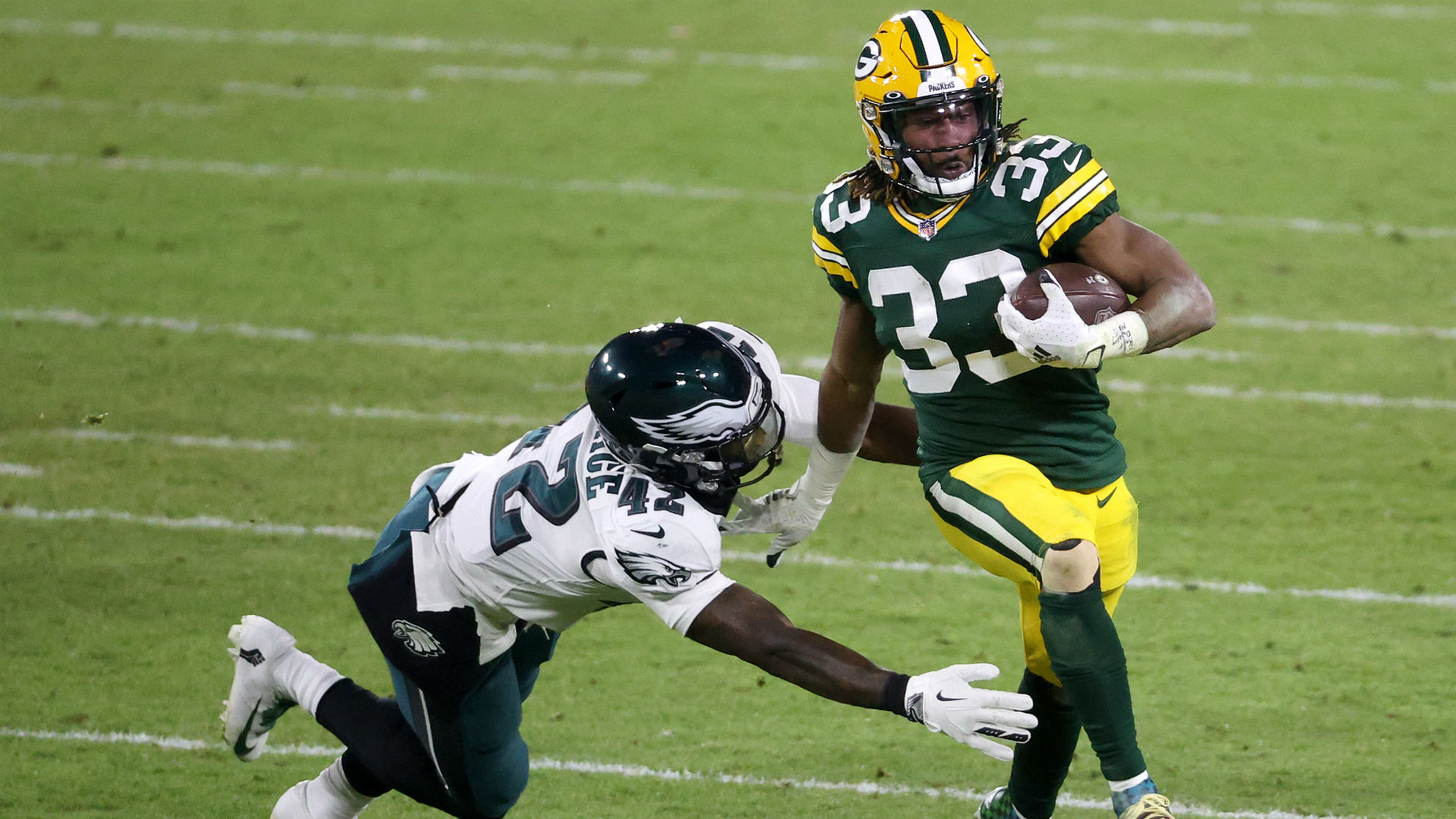 A late Aaron Jones touchdown crushed fantasy football playoff hopes, covered spread for Packers