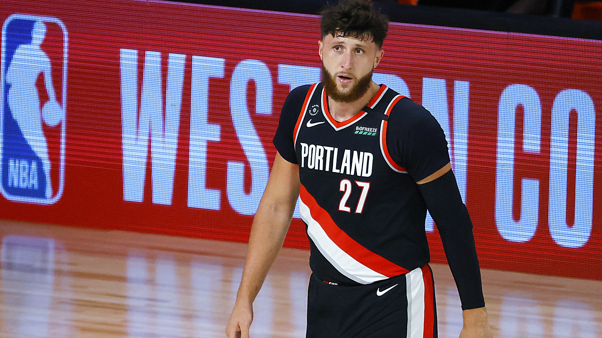 Jusuf Nurkic honors late grandmother, helps lift Blazers into NBA playoffs