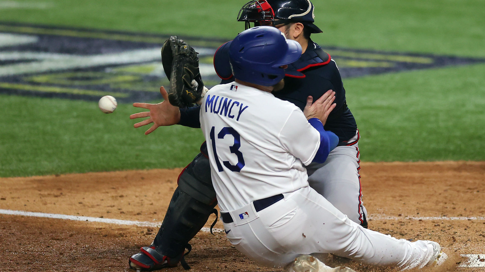 Max Muncy's NLCS Game 7 slide into Travis d'Arnaud riles Twitter