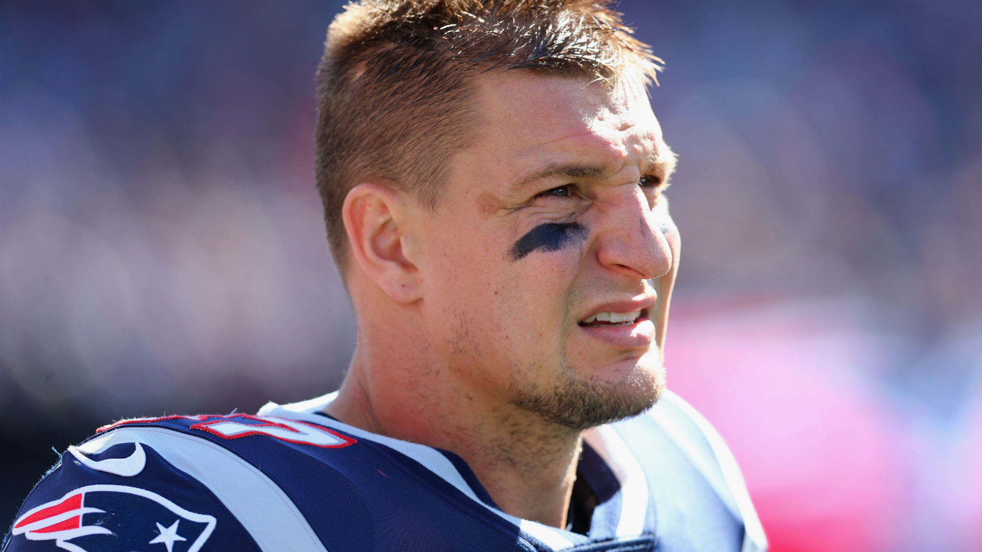 Rob Gronkowski's comments about having Bucs' playbook early? J/K, he says