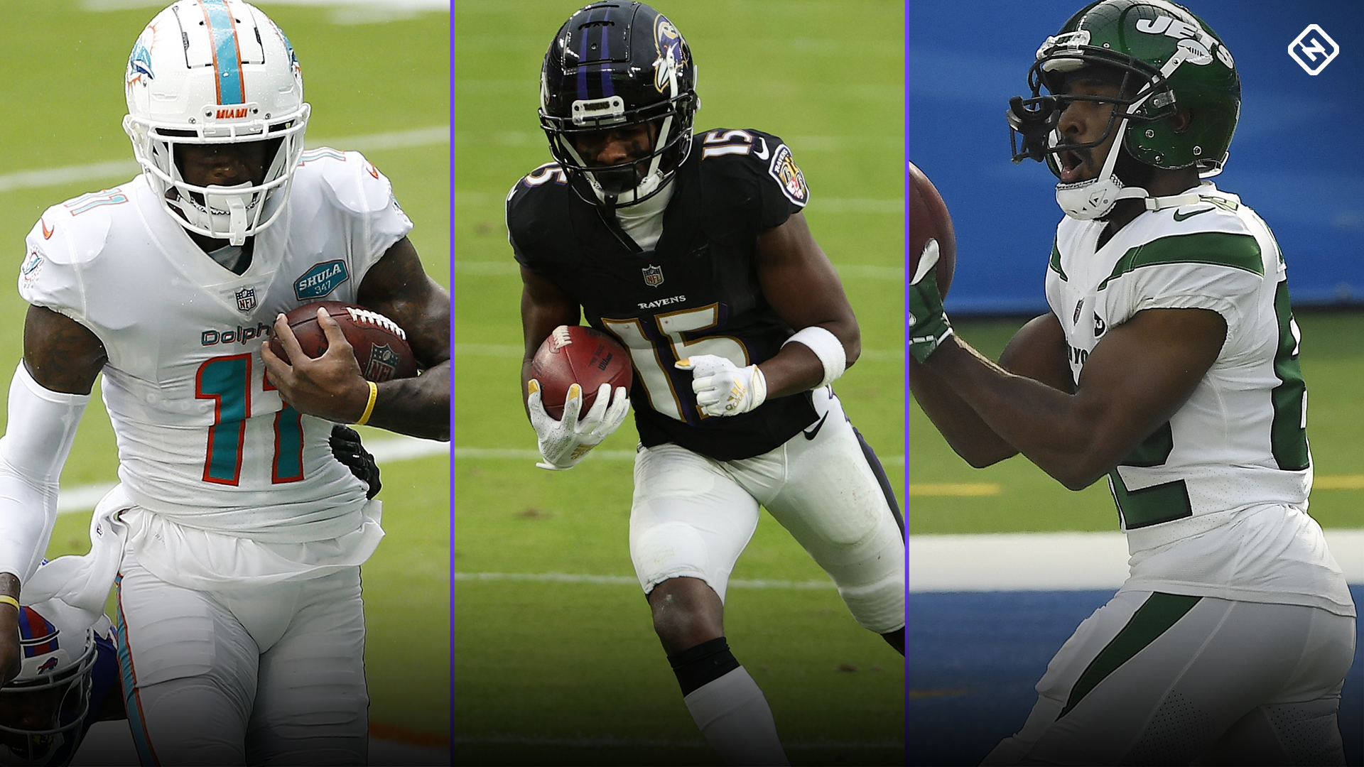 Fantasy Injury Updates: DeVante Parker, Marquise Brown, Jamison Crowder affecting Week 15 start 'em, sit 'em calls