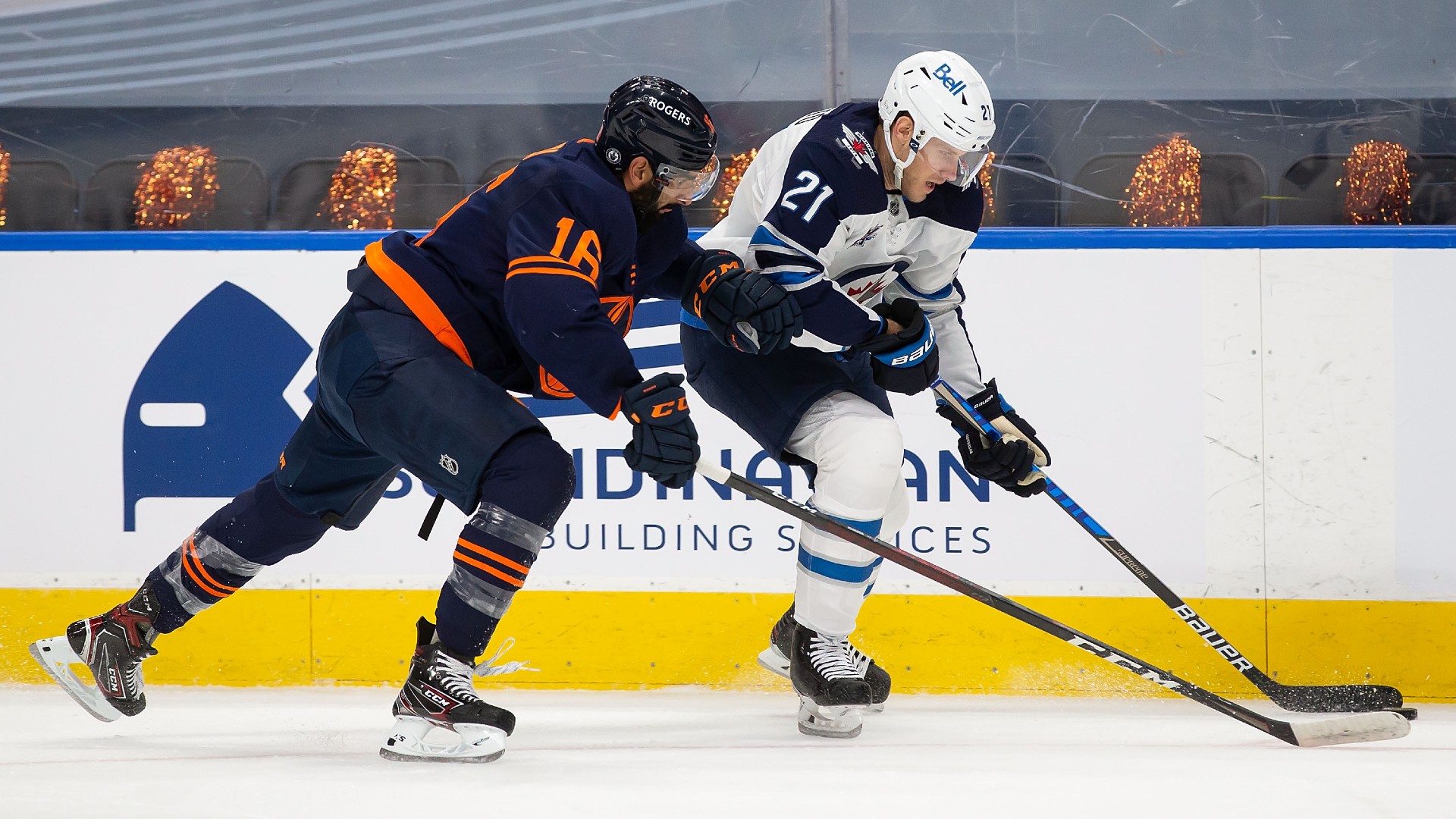 Jets’ Dominic Toninato scores game-winning goal vs. Oilers in Game 1 after being inserted into lineup