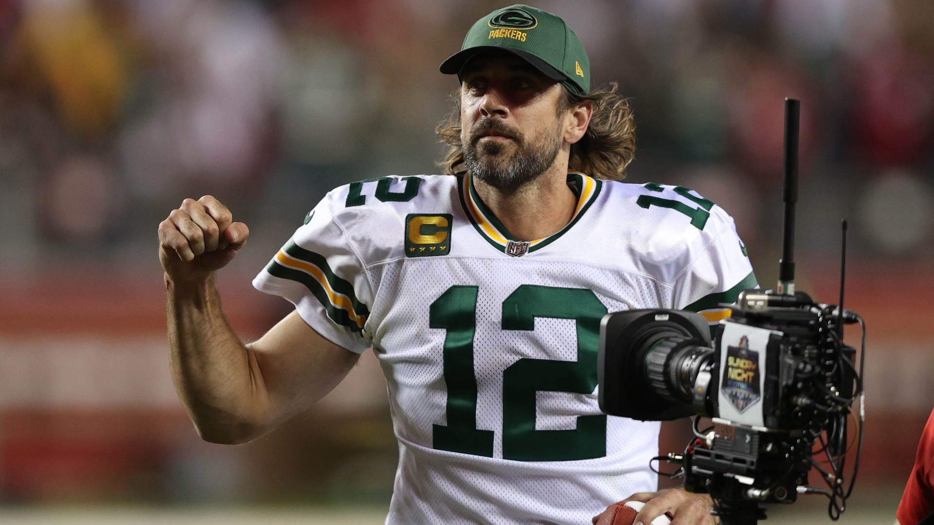 Aaron Rodgers executes months-long 'John Wick' Halloween costume plan to perfection