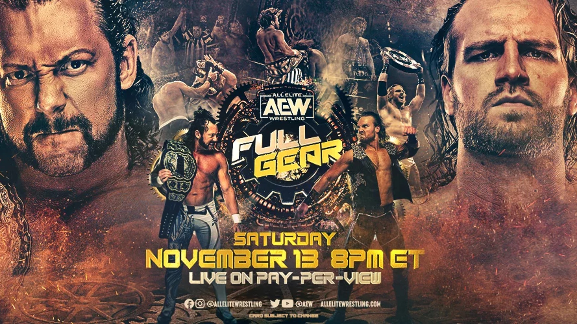 What time is AEW Full Gear on today? How to watch, buy 2021 wrestling pay-per-view