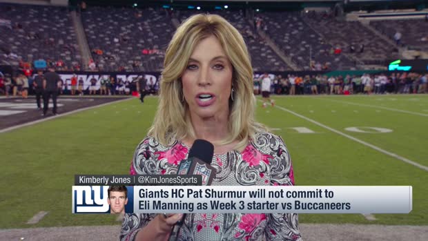 NFL Network's Kimberly Jones reveals when the New York Giants' Week 3 quarterback will likely be determined NFL Network's Kimberly Jones reveals when the New York Giants' Week 3 quarterback will likely be determined