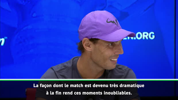  : US Open - Nadal - 'Impossible de retenir mes motions'