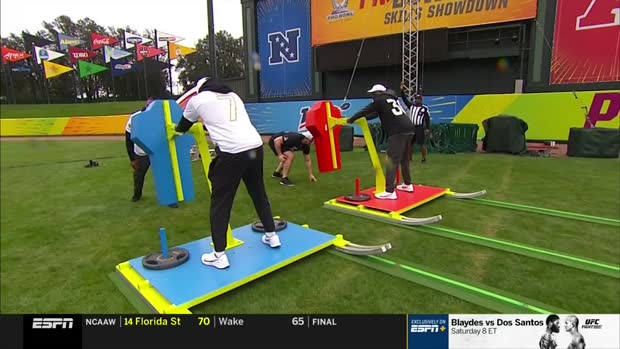 Von Miller, Nick Chubb come up clutch for AFC in 'Gridiron Gauntlet' | 2020 Pro Bowl Skills Showdown Von Miller, Nick Chubb come up clutch for AFC in 'Gridiron Gauntlet' | 2020 Pro Bowl Skills Showdown